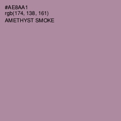 #AE8AA1 - Amethyst Smoke Color Image